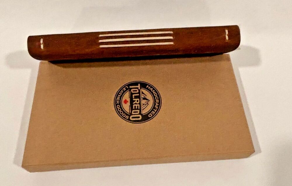 Tolredo Handcrafted Craft Beer Log Brown Leather Book Tasting Journal Handmade - Picture 2 of 5